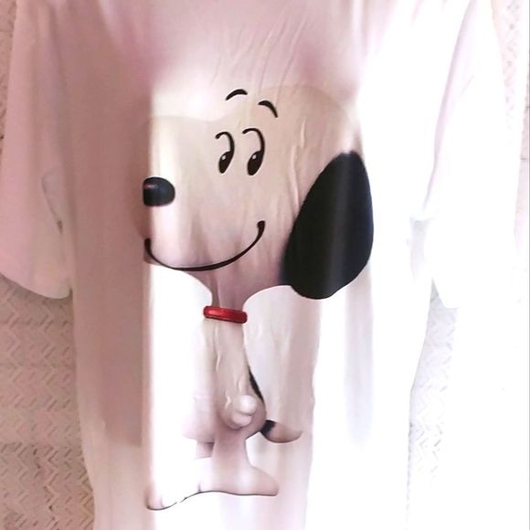 Snoopy Print Summer T-Shirt Size X Large Wh… - Picture 7 of 7